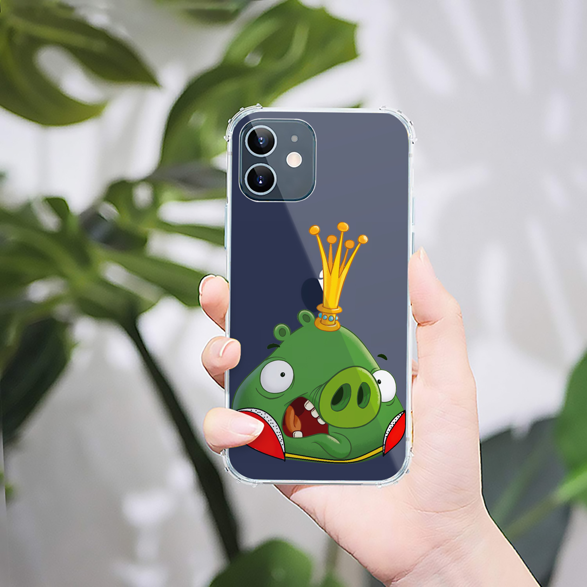 （画像用） Angry Birds アングリーバード 【iPhone 12シリーズ対応】透明スマホケース（クリアソフトケース）